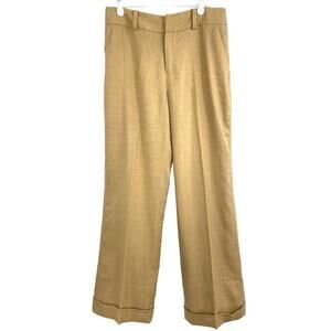 LAUREN Ralph Lauren 100% Linen Pant‎ Lined Wide Leg Women’s 6